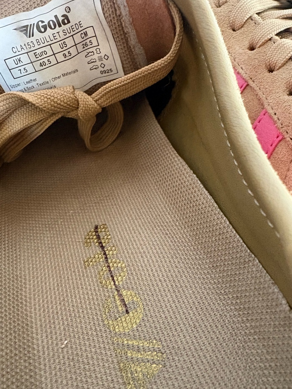 NWT Anthropologie Gola Exclusive Bullet Pure Sneakers Size 9.5 - Picture 14 of 16